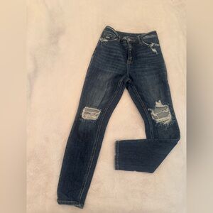 Distressed Blue Women's Jeans